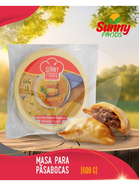 PASTA  EMPANADA  600GR 15CM X15UND