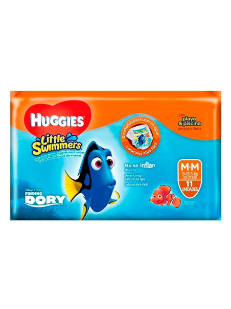 TR.BANO HUGGIES LITTLE SWIMERS 11 UDS