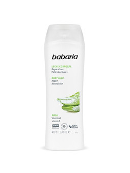 CREMA BABARIA BODY MILK ALOE 400ML LB TRS
