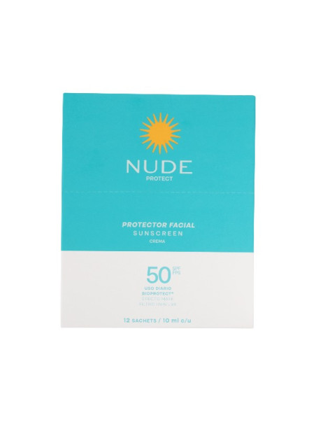 PROTECT NUDE FACIAL SPF50 12 SOBRE 10 ML TRS