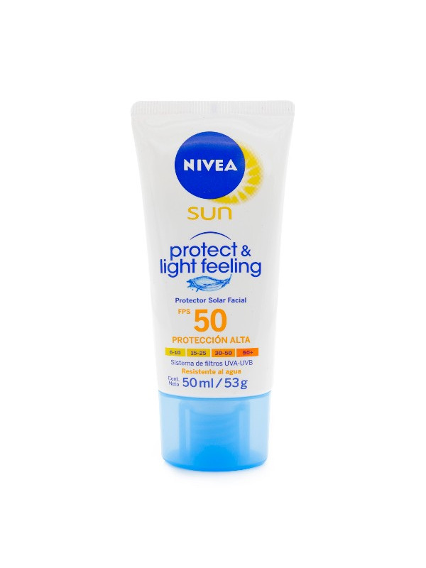BLOQ.NIVEA SUN FACIAL FPS50 LIGHT 50 ML BF TRS