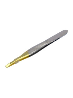 PINZA DEPILADORA PUNTA DORADA R554-63