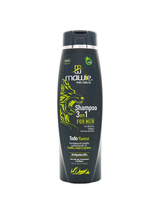 SHAMPOO MAWIE FOR MEN 3 EN 1 450 ML