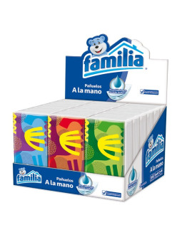 PANUELOS FAMILIA TRI.HOJA BANDEJA 18 UDS TRS