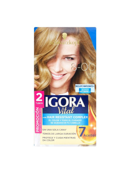 IGORA VITAL KIT 8-00 PROM.2TUB RUBIO CLA TRS