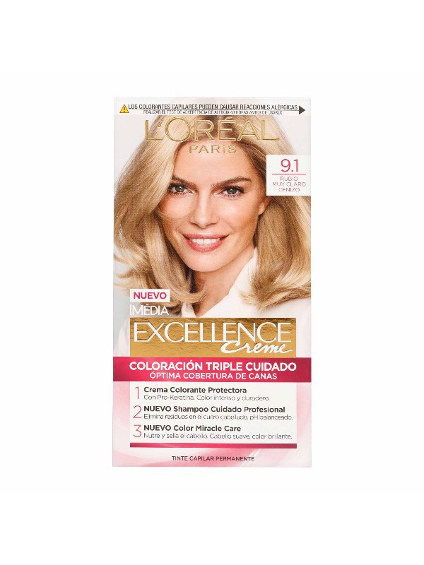 EXCELLENCE CREME KIT 9.1 R.CLARO CENIZO TRS