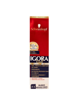 IGORA VITAL TUBO 7-1 RUBIO MEDIO CENIZO TRS