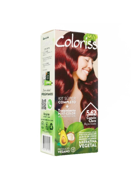 COLORIS KIT 562 CASTANO CLARO ROJ.IRI.