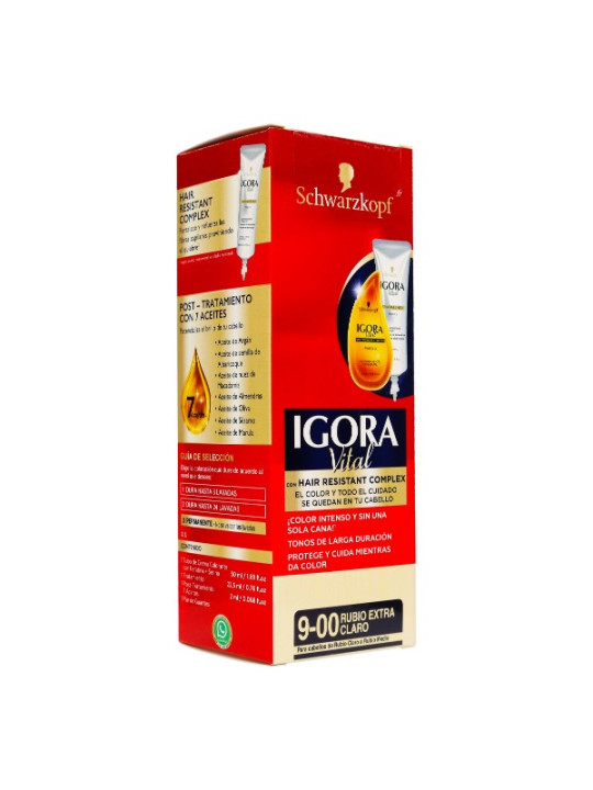 IGORA VITAL TUBO 9-00 RUBIO EXTRA CLARO TRS