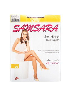 MEDIAS SAMSARA SHEER SUPPOR L CANELA