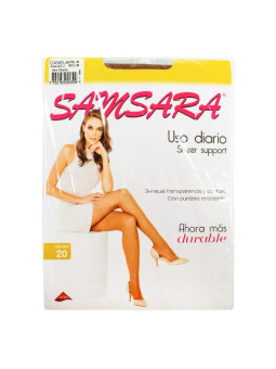 MEDIAS SAMSARA SHEER SUPPOR M CANELA