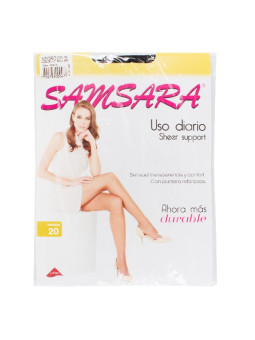 MEDIAS SAMSARA SHEER SUPPOR XL NEGRO