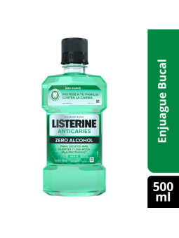 LISTERINE ANTICARIES ZERO 500 ML JJ TRS