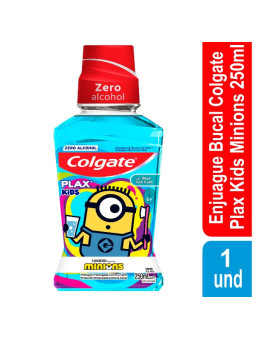 ENJUAG.COLGATE PLAX KIDS MINIONS 250 ML TRS