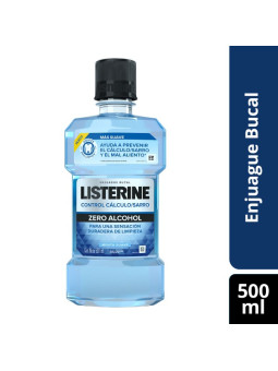 LISTERINE CONTROL CALCULO ZERO 500 ML JJ TRS