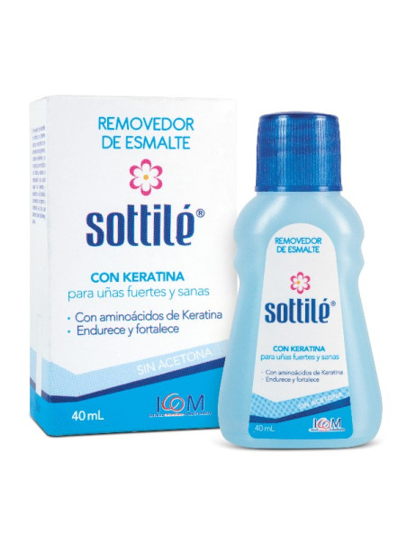 REMOVEDOR SOTTILE KERATINA 40 ML ICOM TRS