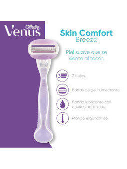 REP.MAQ.AFEITAR VENUS BREEZE 2 UDS TRS