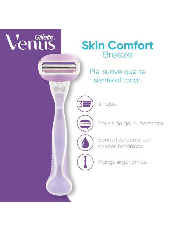 REP.MAQ.AFEITAR VENUS BREEZE 2 UDS TRS