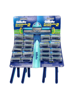 MAQ.PRESTOBARBA U.GRIP C.MOV.24 UDS VERD TRS