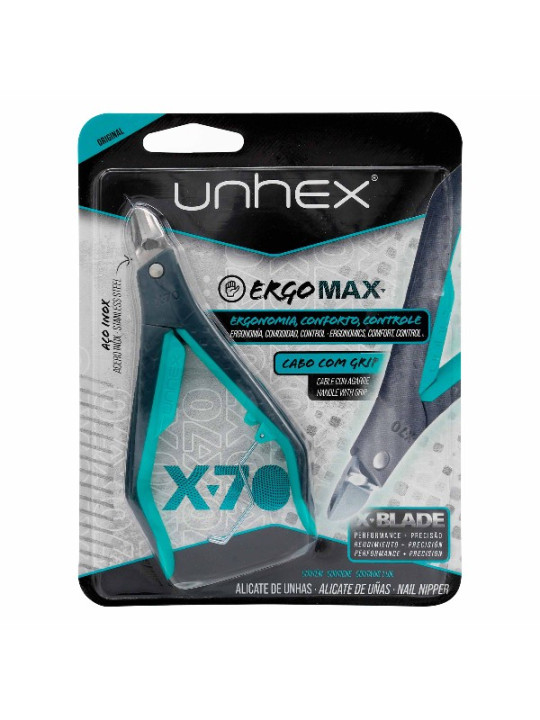 ALICATE CORTA UNAS LINEA X70 UNHEX                