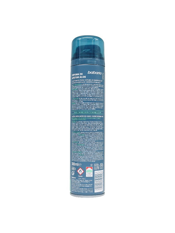 ESPUMA DE AFEITAR BABARIA ALOE 300 ML TRS