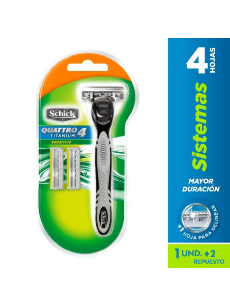 MAQ.SCHICK QUATTRO TITAN.MAS 2 REP. P.E