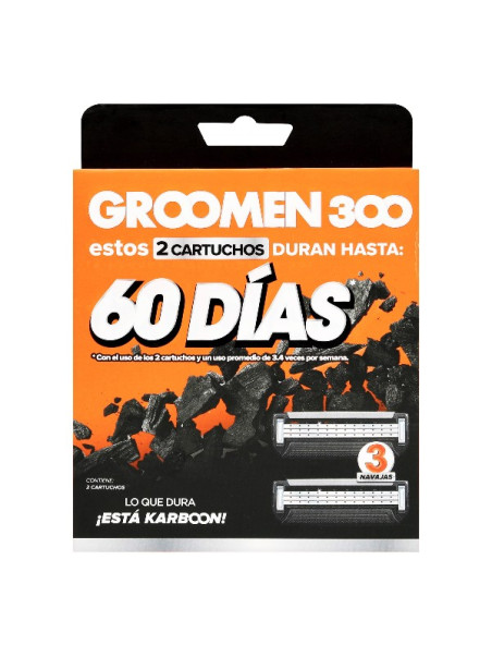 REP.MAQ.AFEITAR GROOMEN 300 2 UNDS(SF) TRS