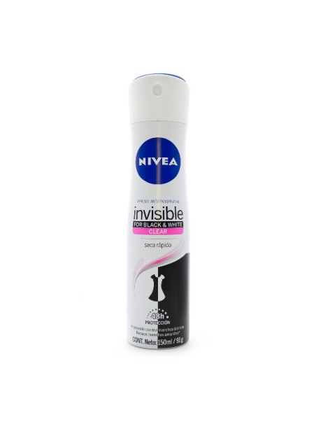 DTE NIVEA SPRAY BLACK  WHITE 150 ML M BF TRS
