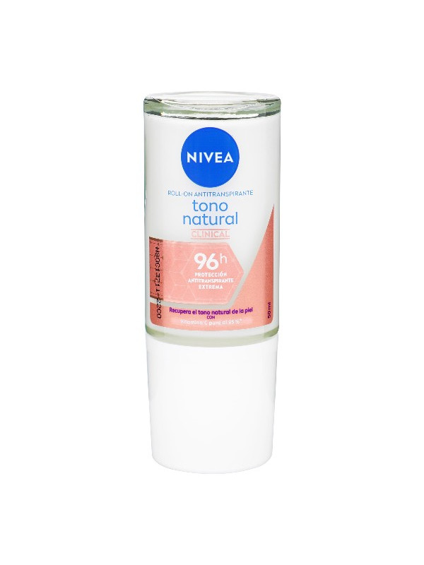 DTE.NIVEA ROLLON CLIN.TONO NATURAL 50 ML TRS