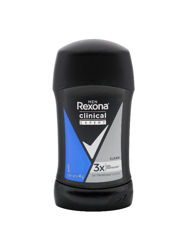 DTE.REXONA CLIN.EXPERT STICK CLEAN 46G H TRS