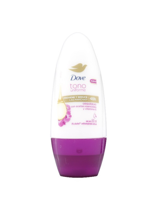DTE DOVE ROLL TONO UNIF ORQUIDEAS 50ML M TRS