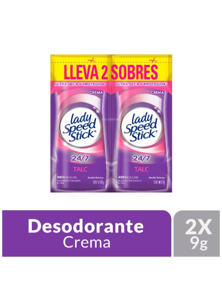 DTE.LADY SP.TALC CRE.DUO 9GR 18 SBS .S.O TRS