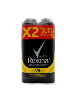 2 DES REXONA AER V8 MEN P.E 2X90 GR TRS