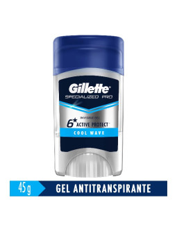 DTE GILLETTE CLINICAL GEL COOL WAVE 45GR TRS