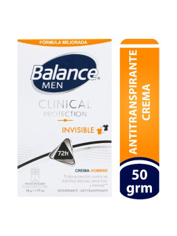 DTE BALANCE CRE.CLINI.INVISIBLE 50 GR H TRS