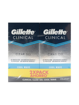 2 DTE.GILLETTE CLINI.GEL COOL WAVE 45GR TRS