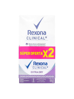 2 DTE REXONA EXTRA DRY WOM 48 S.O TRS