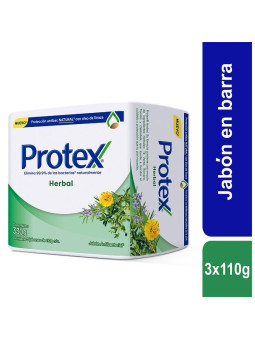 3 PROTEX HERBAL JAB.ANTIBACTERIAL 110 GR TRS