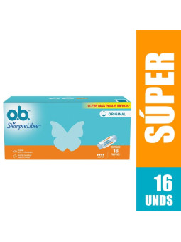 TAMPON OB ORIGINAL SUPER 16 UDS TRS