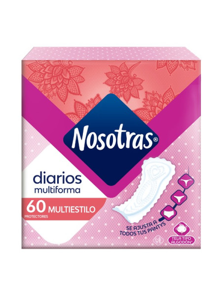 PROT NOSOSTRAS DIARIOS MULTIESTILO 60UND TRS