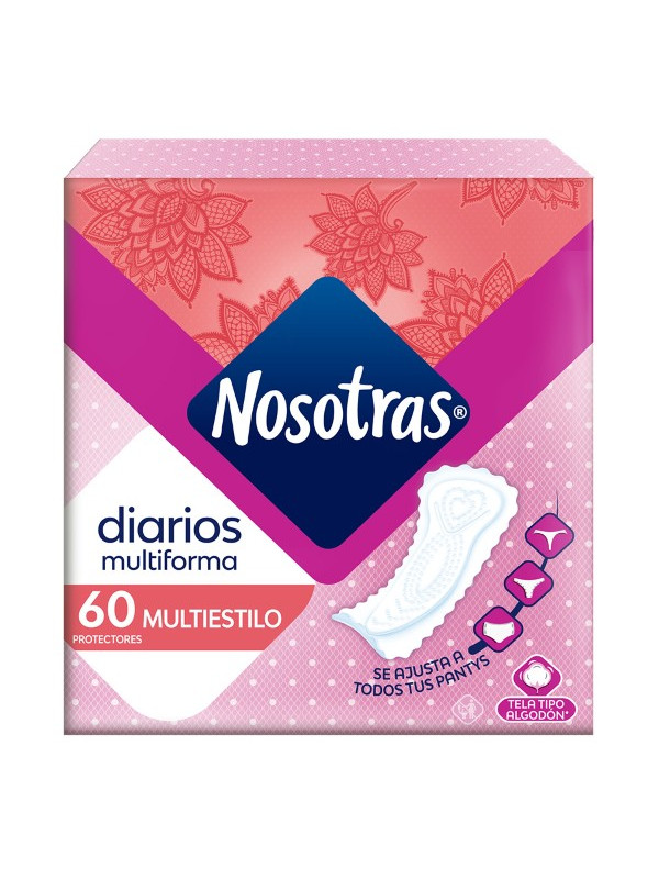 PROT NOSOSTRAS DIARIOS MULTIESTILO 60UND TRS
