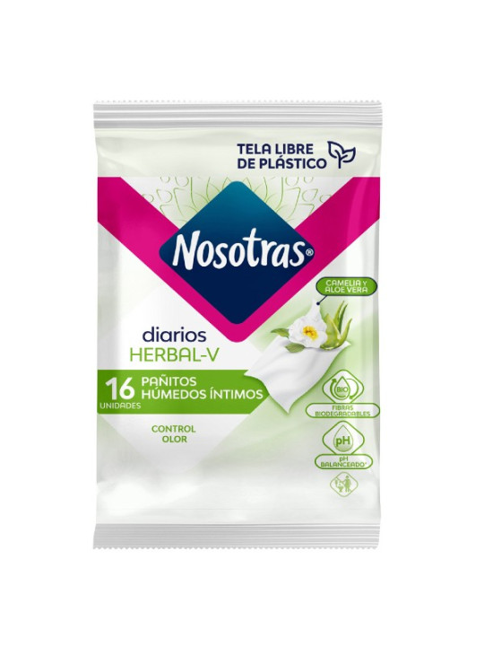 PANITOS NOSOTRAS HUMEDOS INTIMOS 16 UDS TRS