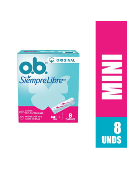TAMPONES OB PROCONFORT MINI 8 UNIDADES TRS