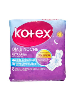 TOA. KOTEX DIA NOCHE ULTRAFINA 8 UND              