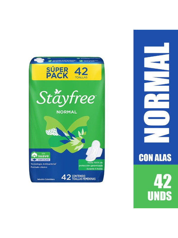 TOA.STAYFREE ESP.ALAS DISP.42 UDS TRS