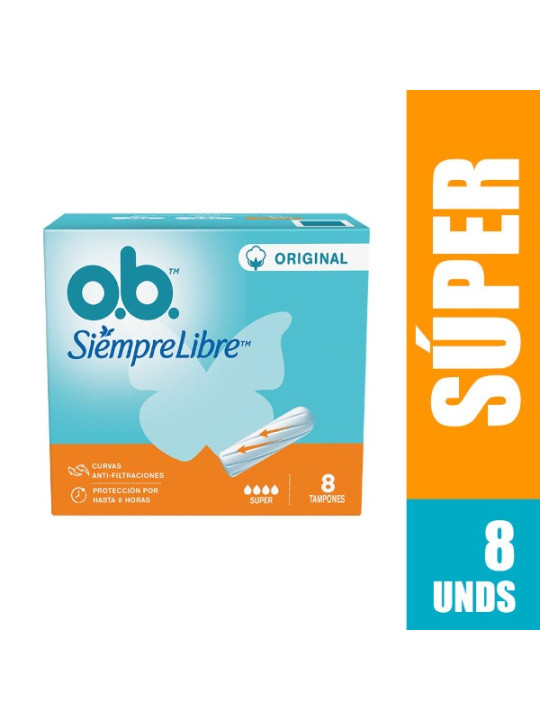 TAMPON DIGITAL OB ORIGINAL SUPER 8 UDS TRS