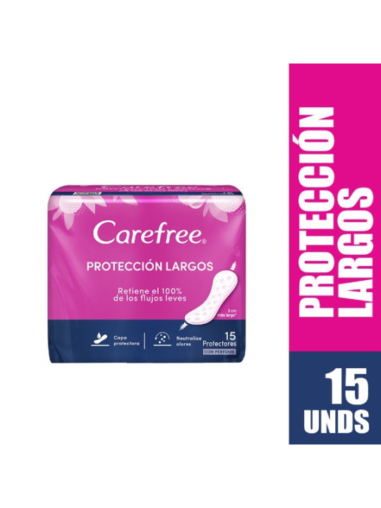 PROT.DIARIOS CAREFREE LARGOS 15 UDS TRS