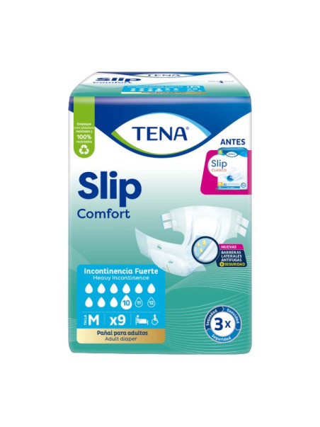 PAÃ‘ALES.TENA BASIC CONFORT M X 9 UDS TRS
