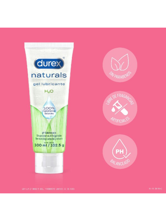 DUREX GEL LUBRICANTE NATURALS 100 ML TRS