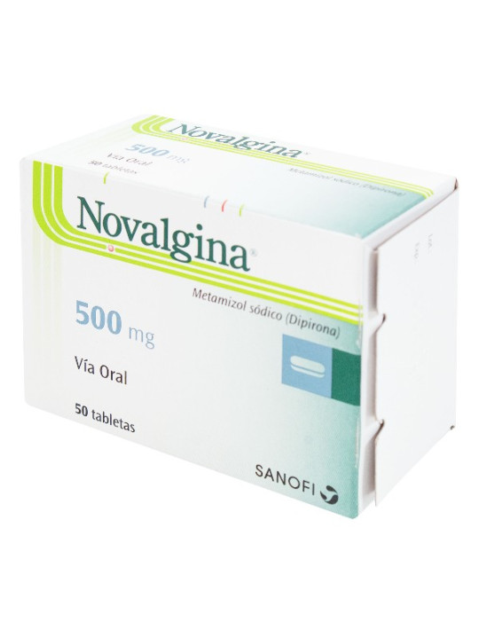 NOVALGINA 500 MG 50 TBS TRS